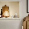 Lampe portable mocha 23 cm Soft serve - Crème Atelier