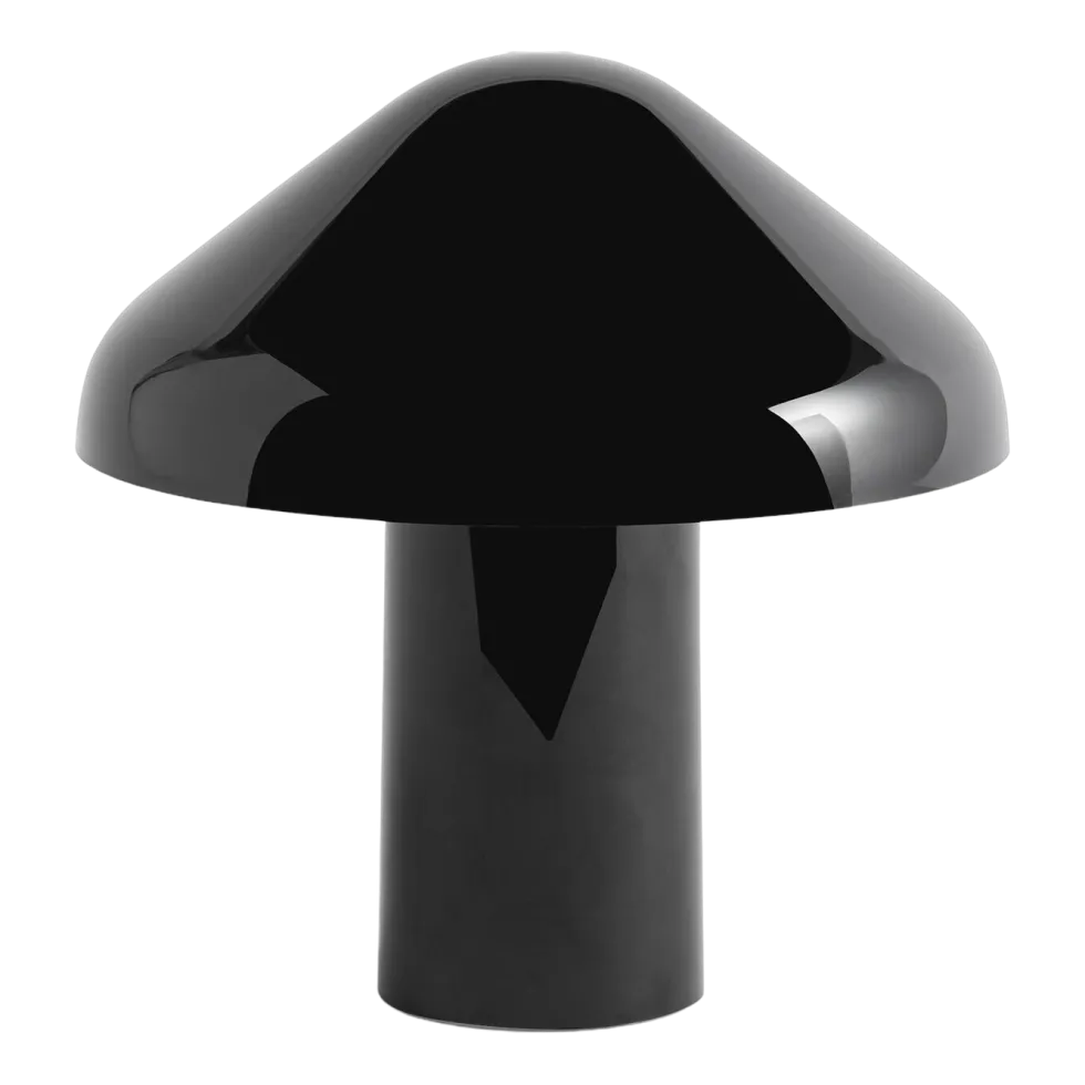 Lampe portable noire 23x23cm Pao - HAY