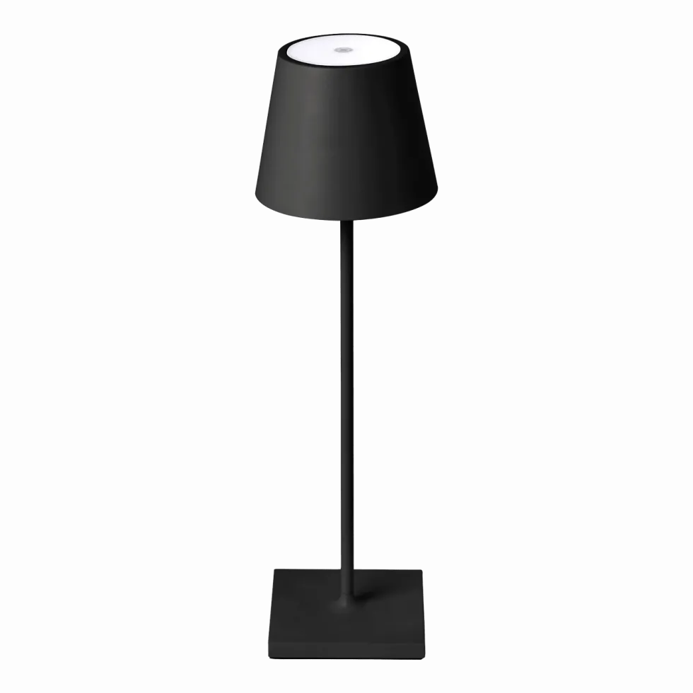Lampe portable pour extérieur en aluminium noir Toc - Faro Barcelona