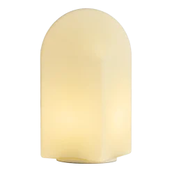 Lampe portative en verre beige 11x24cm Parade - Hay