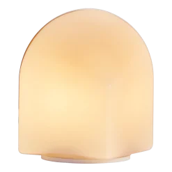 Lampe portative en verre beige 11x16cm Parade - Hay