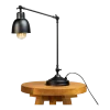 Lampe à poser en acier noir 15x45x12cm Freja - Custom Form