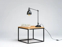 Lampe à poser en acier noir 15x45x12cm Freja - Custom Form