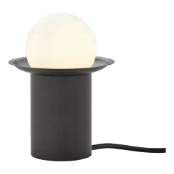 Lampe à poser en graphite satiné 16cm Janed - CVL Luminaires