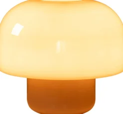 Lampe à poser en verre macchiato et gris chaud 29x25cm Kasumi - Versmissen
