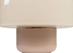 Lampe à poser en verre macchiato et gris chaud 29x25cm Kasumi - Versmissen