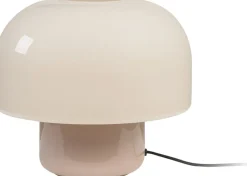 Lampe à poser en verre macchiato et gris chaud 29x25cm Kasumi - Versmissen