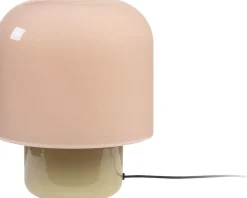 Lampe à poser en verre macchiato et olive 25x30cm Kasumi - Versmissen