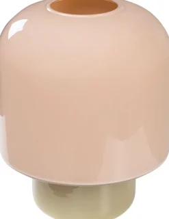 Lampe à poser en verre macchiato et olive 25x30cm Kasumi - Versmissen