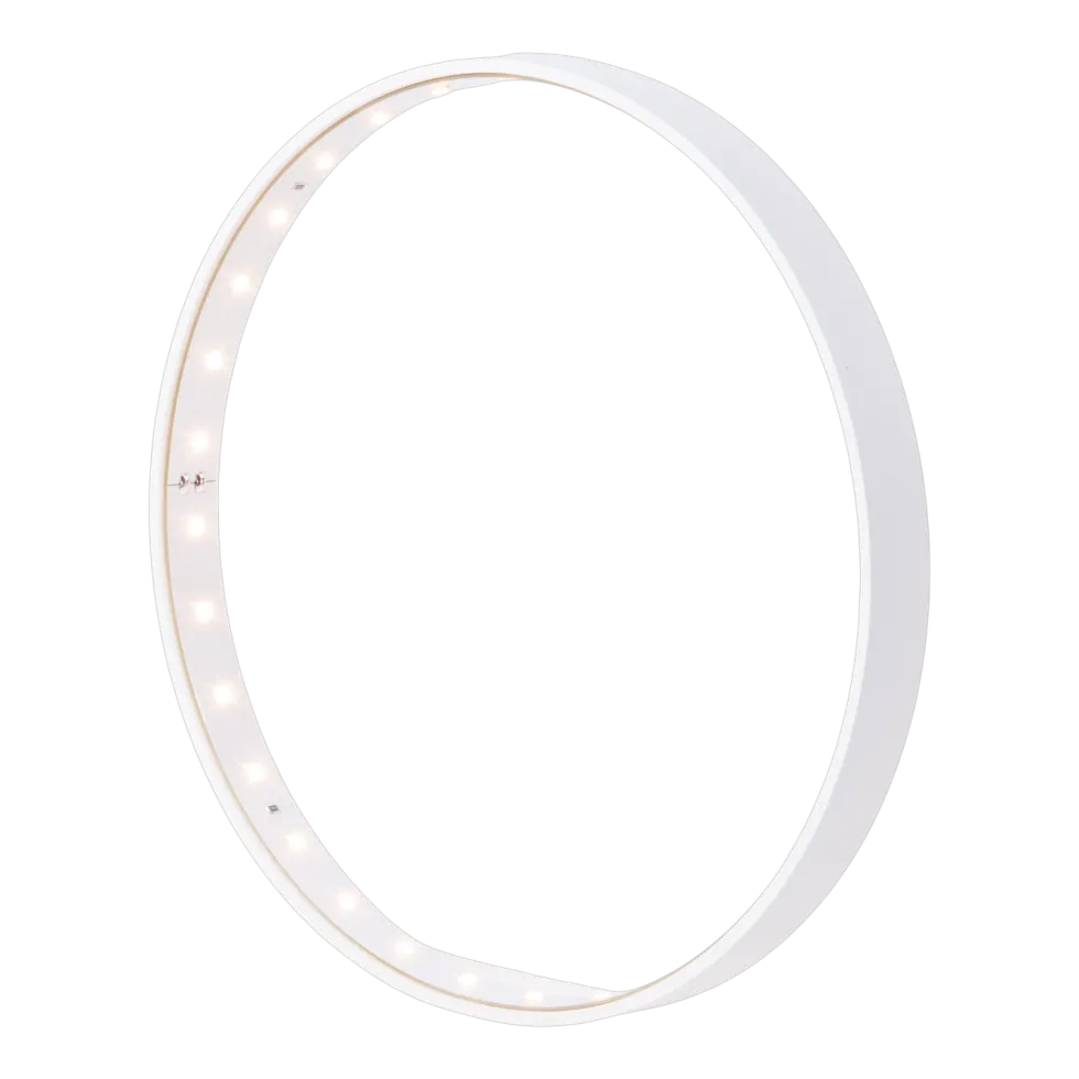 Lampe à poser ronde en acier blanc 22cm Nano - Le deun