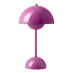 Lampe à poser sans fil tangy pink Flowerpot VP9 - &tradition