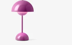 Lampe à poser sans fil tangy pink Flowerpot VP9 - &tradition