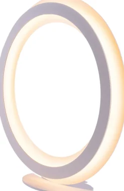 Lampe ronde en acier blanc 50cm Zepto - Le deun