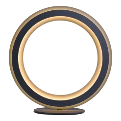 Lampe ronde en acier bleu foncé 50cm Zepto - Le deun