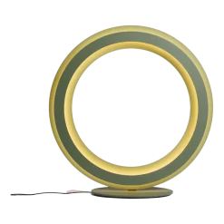 Lampe ronde en acier vert 50cm Zepto - Le deun
