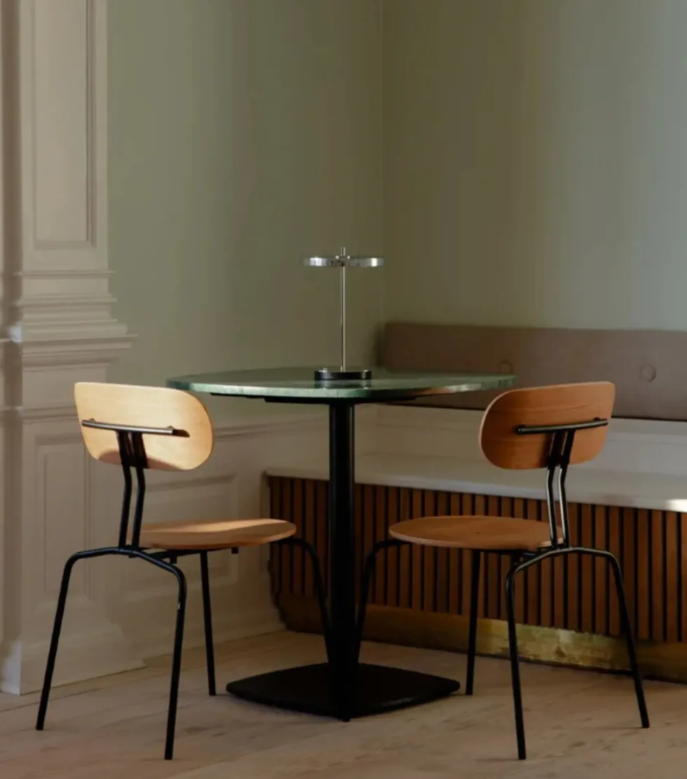 Lampe sans fil argenté chromé Asteria Move - UMAGE