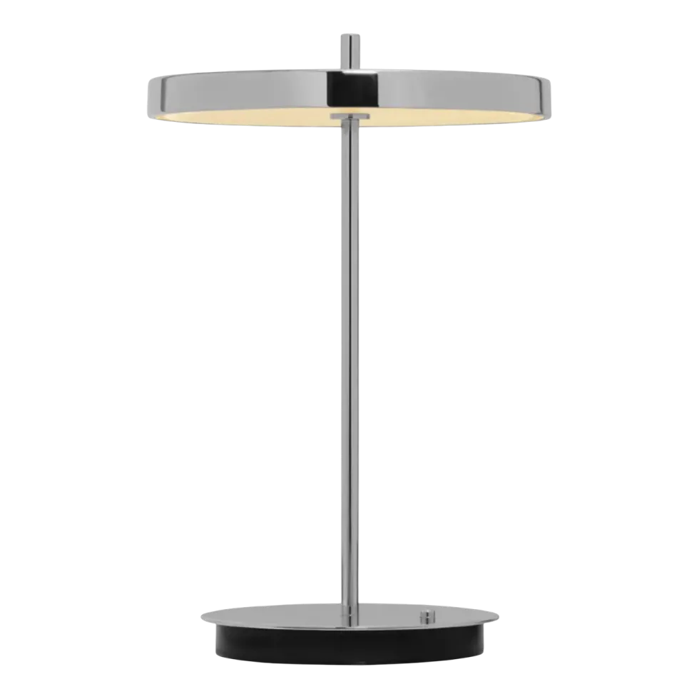 Lampe sans fil argenté chromé Asteria Move - UMAGE