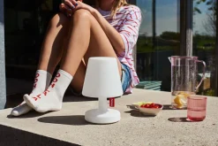 Lampe sans fil blanche 16x25cm Edison The Petit - Fatboy