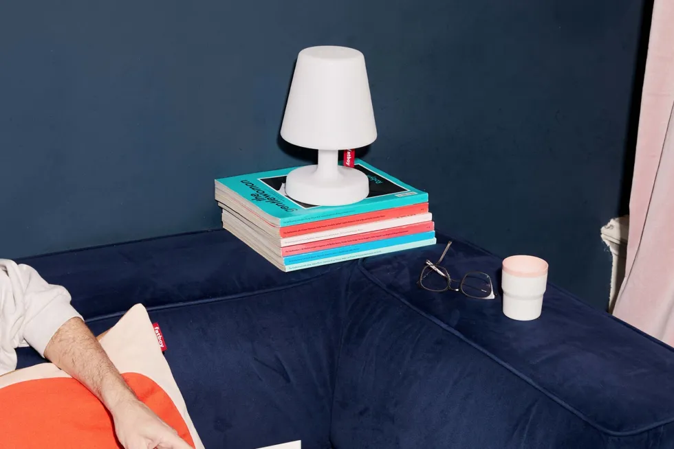 Lampe sans fil blanche 16x25cm Edison The Petit - Fatboy
