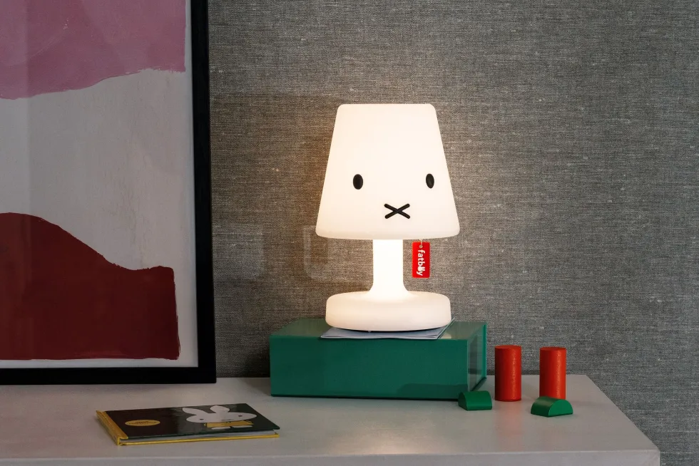 Lampe sans fil blanche 16x25cm Edison The Petit Miffy - Fatboy