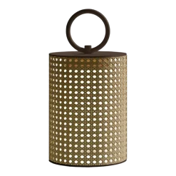 Lampe sans fil de jardin en bronze laqué et résine 33 cm Clara - Contardi