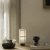 Lampe sans fil en lin naturel 23,5cm Hashira - Audo