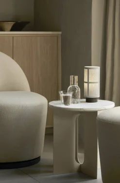 Lampe sans fil en lin naturel 23,5cm Hashira - Audo
