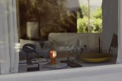 Lampe sans fil en polycarbonate bleu Chispa - Marset