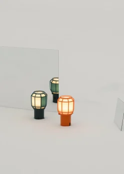 Lampe sans fil en polycarbonate orange Chispa - Marset