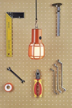 Lampe sans fil en polycarbonate orange Chispa - Marset