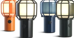 Lampe sans fil en polycarbonate orange Chispa - Marset