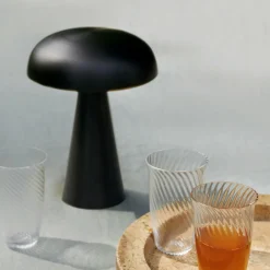 Lampe sans fil noire 21 x 15,6 cm Como SC53 - &tradition