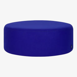 Large pouf en laine myrtille 25 cm Folk - noo.ma