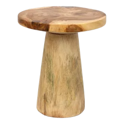 La table d'appoint Timber Conic - Naturel - 50 - Bazar Bizar