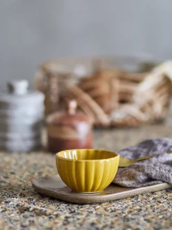 Latina Bowl Yellow Stoneware - Bloomingville