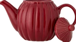 Latina Théière Rouge Grès - Bloomingville
