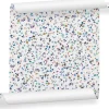 Lé de papier peint blanc Agathe - MUES Design