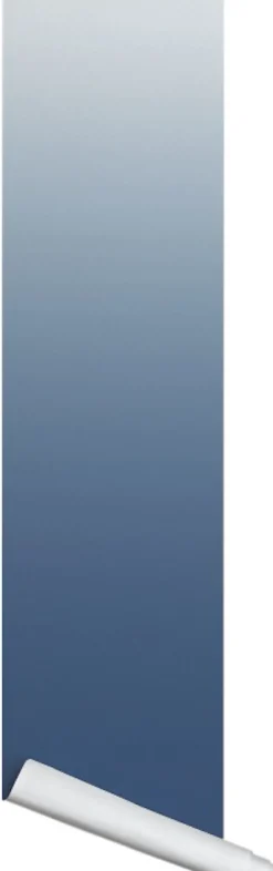 Lé de papier peint bleu turquin Séraphine - MUES Design