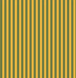 Lé de papier peint vert et jaune Ernest 07 - Mues Design