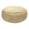 Le pouf en raphia Flores - Naturel - Bazar Bizar