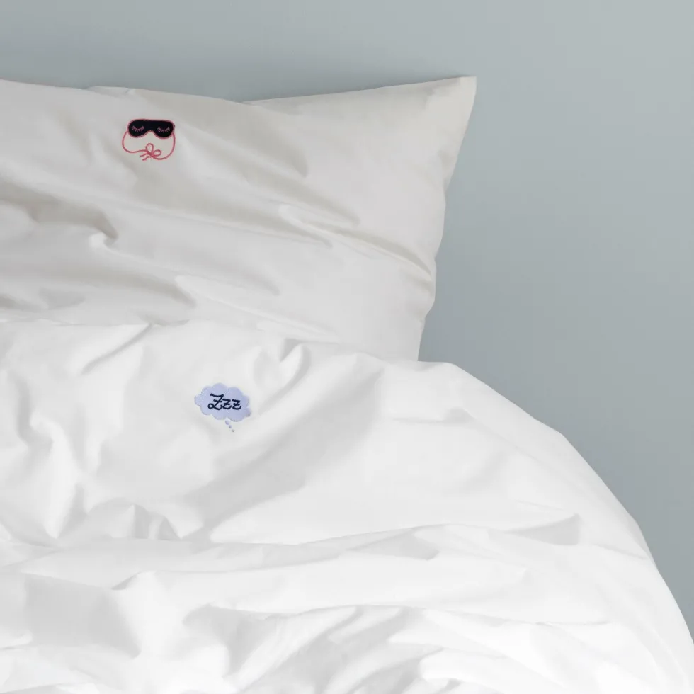 Linge de lit 200x200 blanc Snooze Deep Sleep blanc - Normann Copenhagen