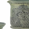 Liselu Lemon Juicer Green Stoneware - (Presse-agrumes citron en grès vert) Bloomingville
