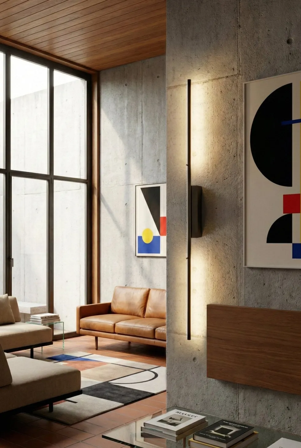 Liseuse murale en laiton 58 cm Link - CVL Luminaires