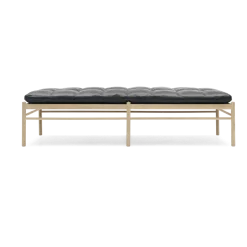 Lit de jour en chêne savonné et assise en cuir thor 301 180x70cm OW150 - Carl Hansen & Søn