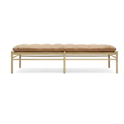 Lit de jour en chêne savonné et assise en cuir thor 325 180x70cm OW150 - Carl Hansen & Søn