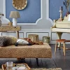 Lit de jour en coton jaune 200cm Gulli - Bloomingville