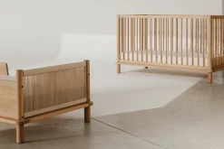 Lit enfant en chêne massif naturel 70x140cm Latitude - Nobodinoz