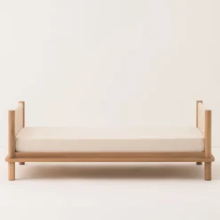 Lit enfant en chêne massif naturel 70x140cm Latitude - Nobodinoz