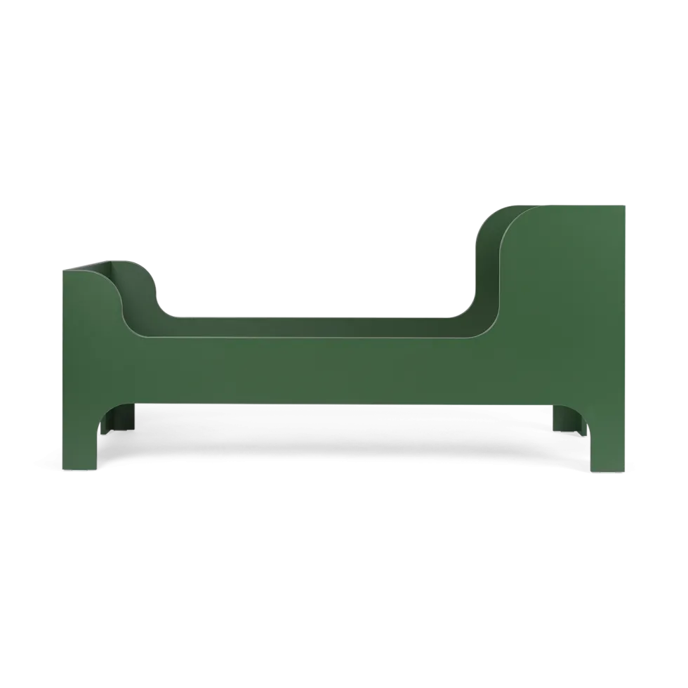 Lit enfant en mdf vert 166x76cm Sill - Ferm living