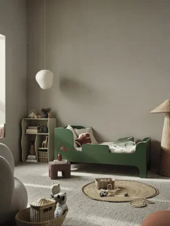 Lit enfant en mdf vert 166x76cm Sill - Ferm living